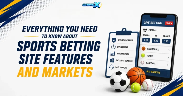 image of everything you need to know about sports betting site features and markets