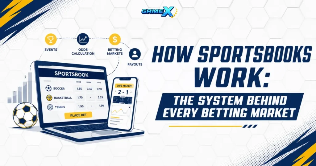 image of how sportsbooks work: the system behind every betting market