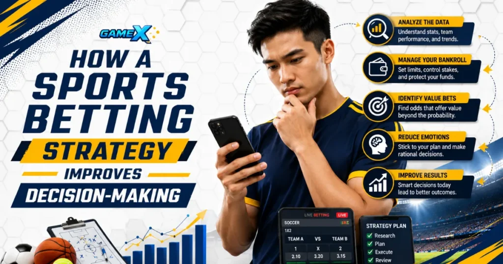 image of how a sports betting strategy improves decision-making