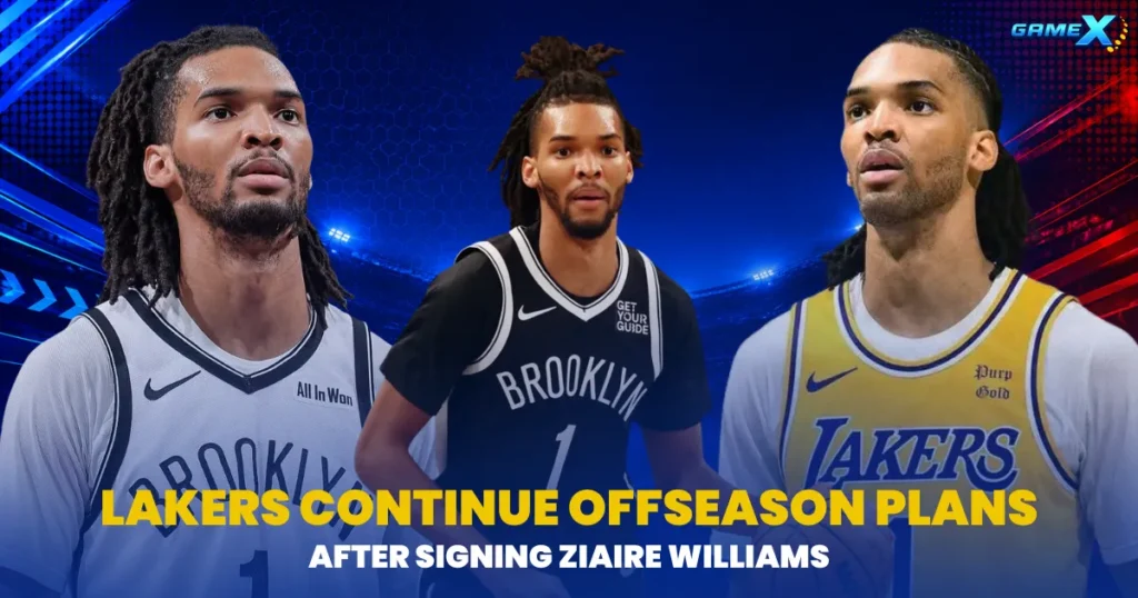 image of lakers continue offseason plans after signing ziaire williams