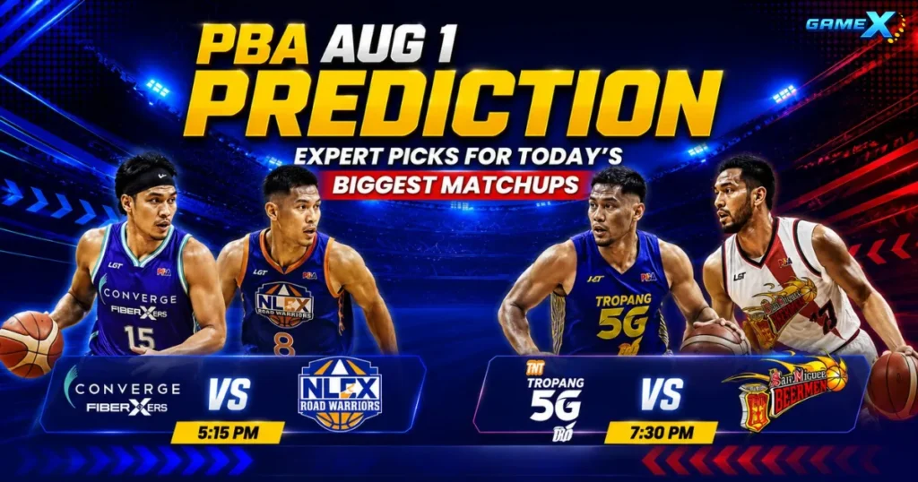 image of pba aug 1 prediction: expert picks for today's biggest matchups