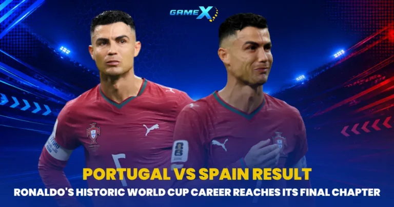 image of portugal vs spain result: ronaldo's historic world cup career reaches its final chapter