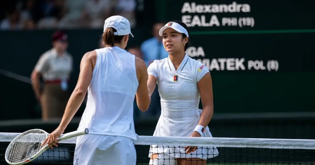 image of swiatek praises eala's fearless tennis