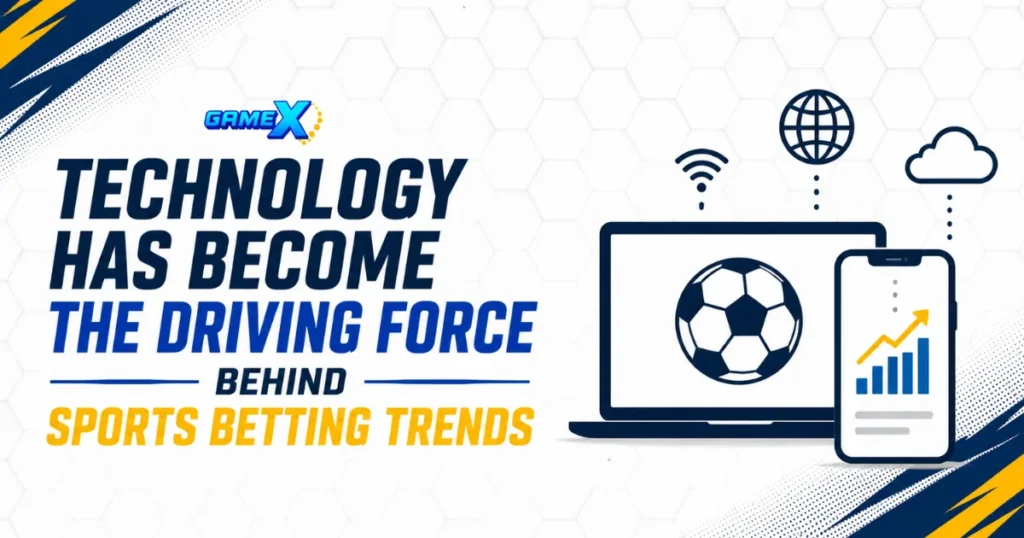 image of technology has become the driving force behind sports betting trends