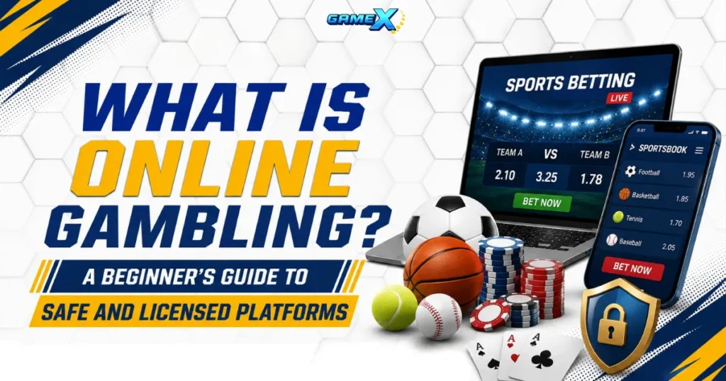 image of what is online gambling? a beginner's guide to safe and licensed platforms