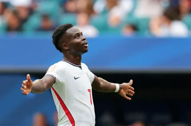 image of bukayo saka delivers his finest fifa world cup performance