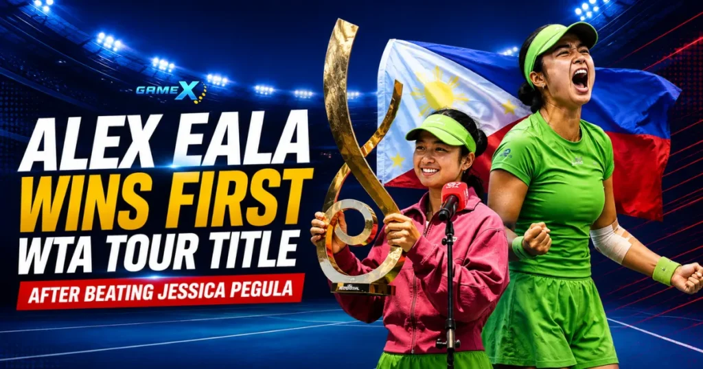 image of alex eala wins first wta tour title after beating jessica pegula