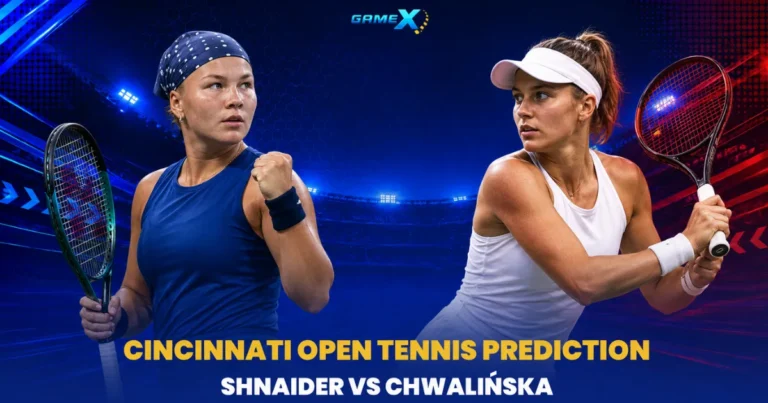 image of cincinnati open tennis prediction: shnaider vs chwalińska