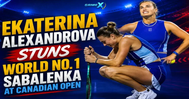 image of ekaterina alexandrova: ekaterina alexandrova stuns world no. 1 sabalenka at canadian open 