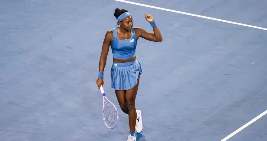 image of sara bejlek: gauff pulls away in the second set