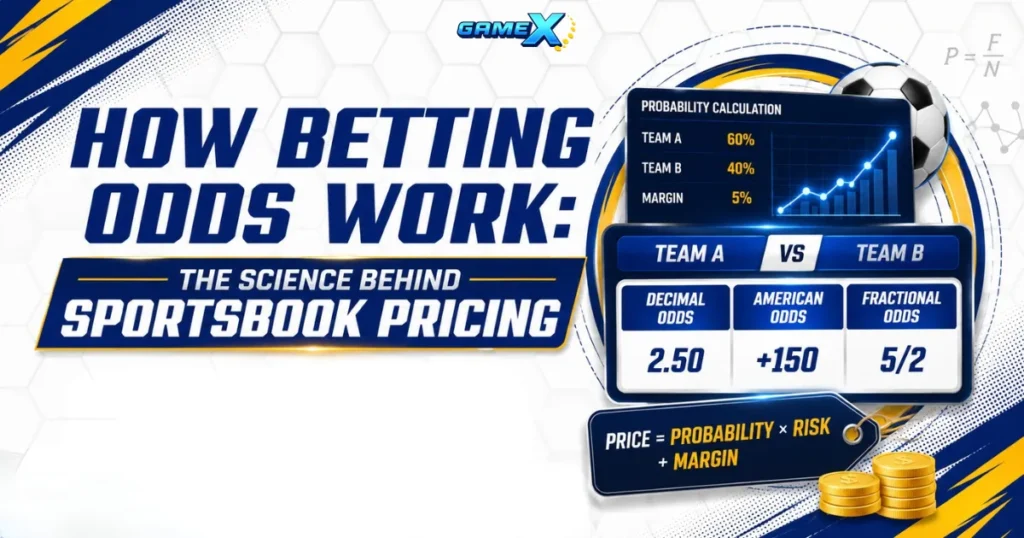 image of how betting odds work: the science behind sportsbook pricing