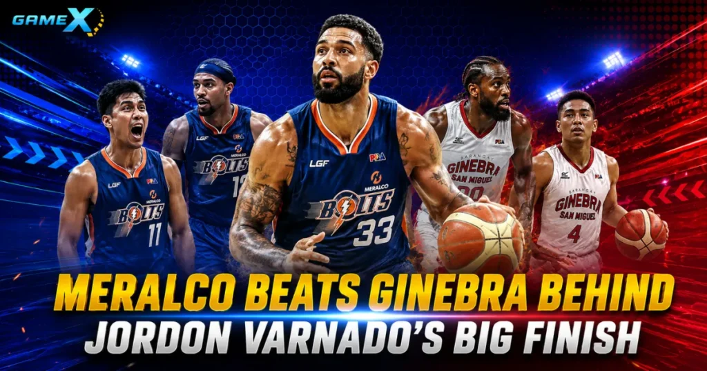 image of meralco beats ginebra behind jordon varnado’s big finish