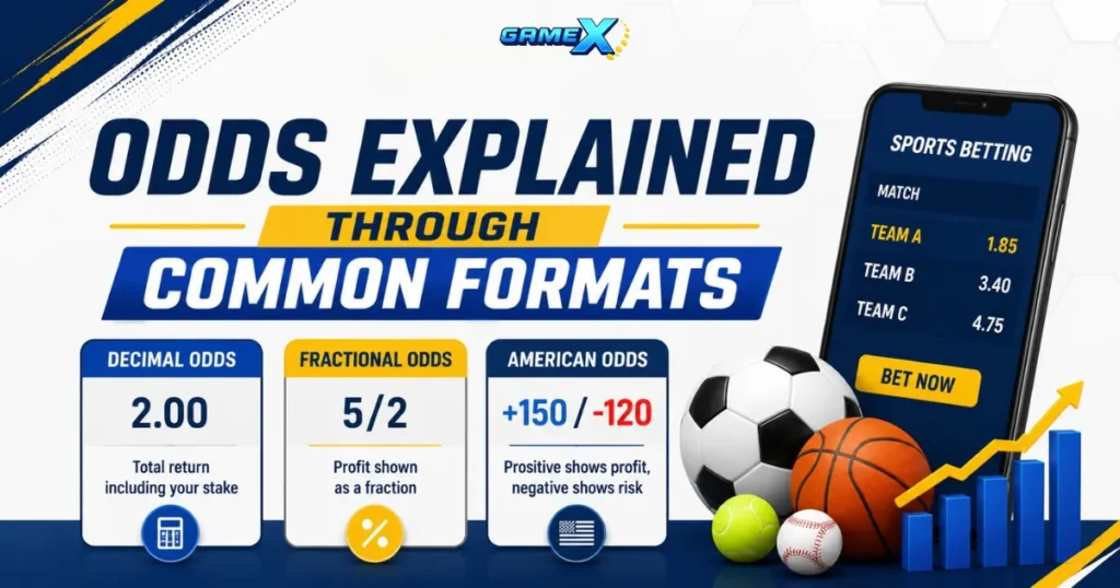 image of odds explained through common formats
