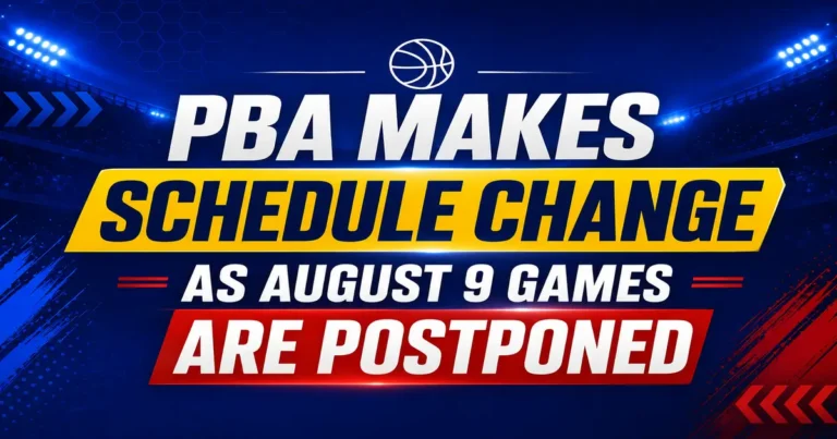 image of pba makes schedule change as august 9 games are postponed