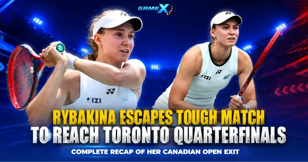 image of elena rybakina escapes tough match to reach toronto quarterfinals