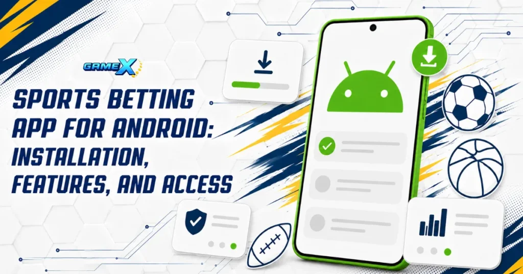 image of sports betting app for android: installation, features, and access