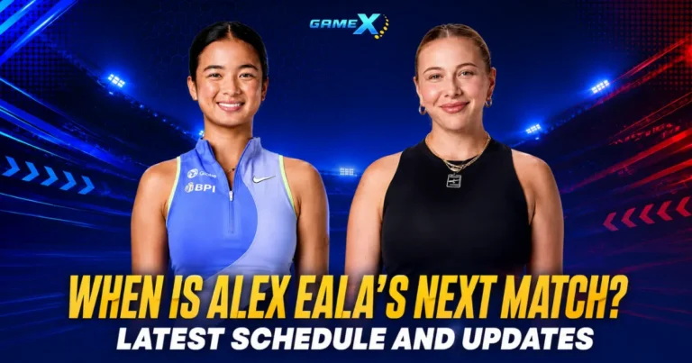 image of when is alex eala next match up? latest schedule and updates