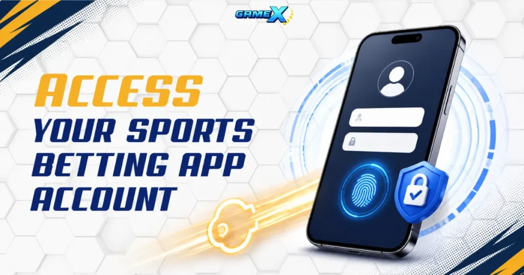 image of sports betting app setup: access your sports betting app account