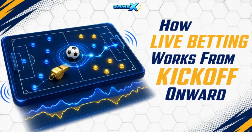 image of how live betting works from kickoff onward
