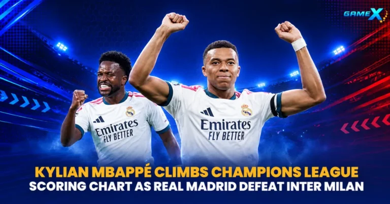 image of real madrid vs inter: kylian mbappé climbs champions league scoring chart as real madrid defeat inter milan