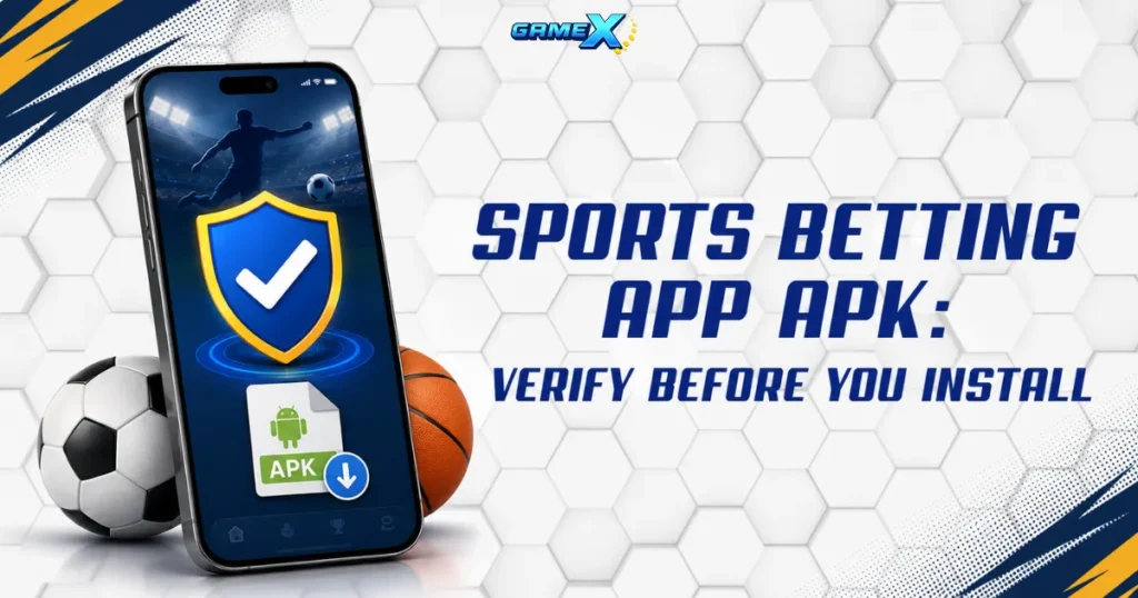 image of sports betting app apk: verify before you install