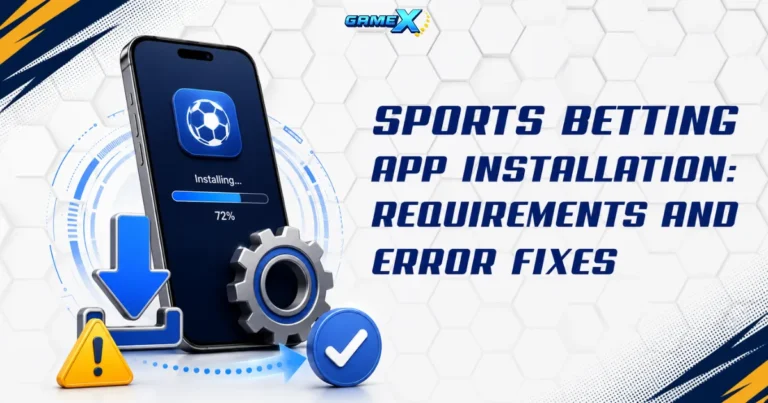 image of sports betting app installation: requirements and error fixes